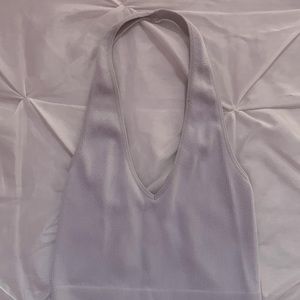White summer halter top, size XS-S